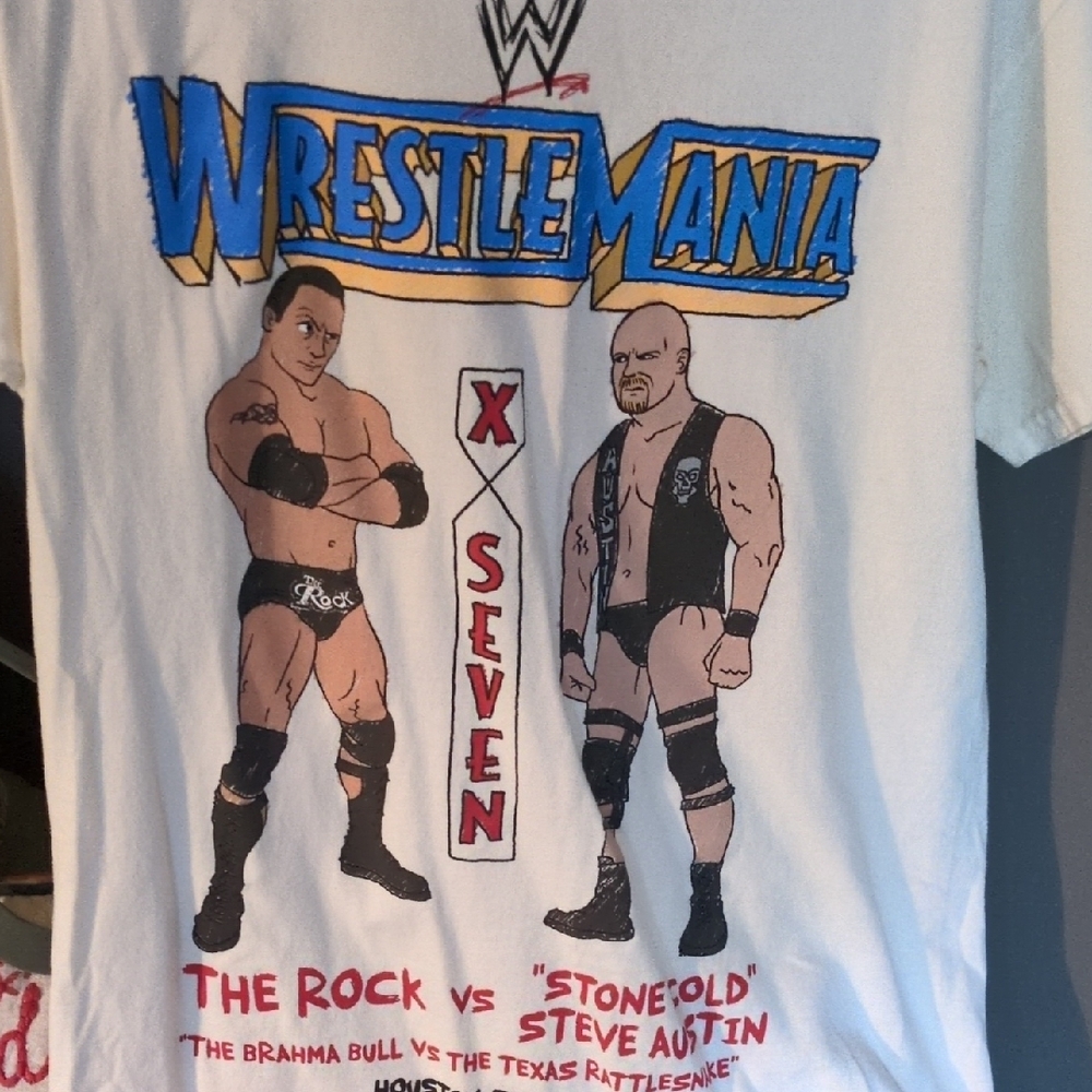 WWE WrestleMania Graphic White T-Shirt